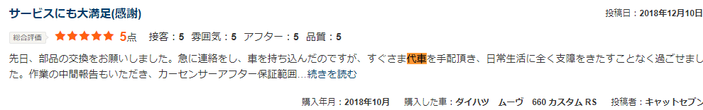 カーセブン新百合ヶ丘店(クチコミ一覧) I 中古車なら【カーセンサーnet】
